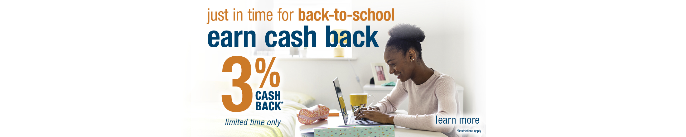 Earn 3% Cash Back with Visa Elite