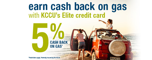 5% Cash back on gas promotion