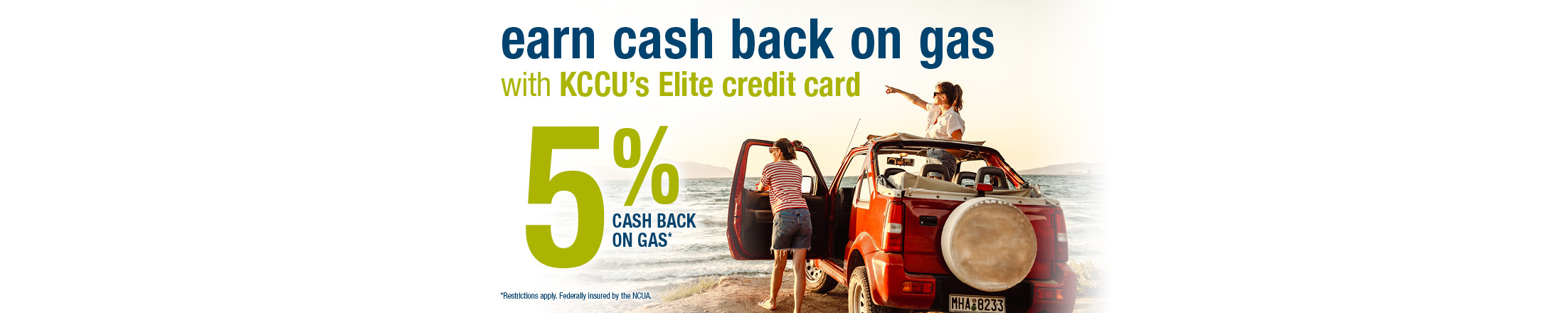 5% Cash back on gas promotion