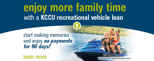 RV promotion with family on jet ski